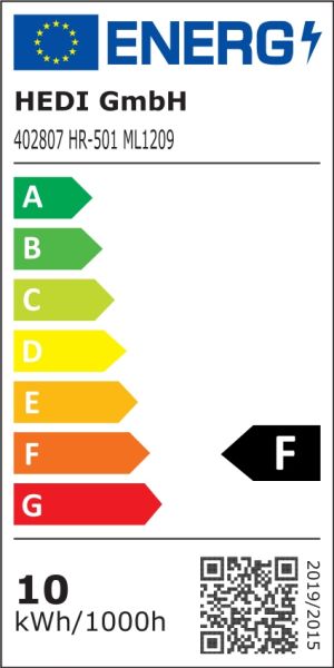 HEDI ML1209 LED Pro Maschinenleuchte 1140 Lumen 9,5W Magnethalterung Punktstrahl 