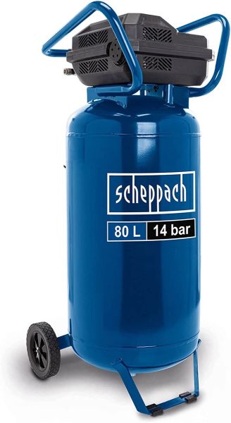 SCHEPPACH Kompressor HC85V Druckluft 14 bar 80L Luftkompressor stehend 330l/min 