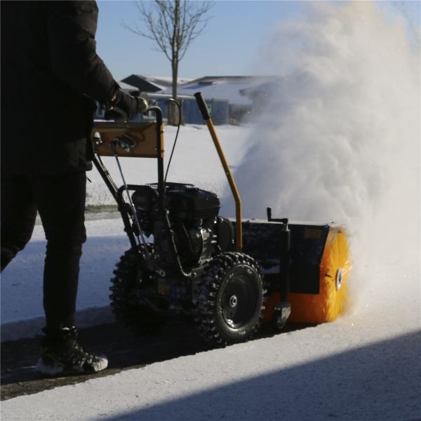 TEXAS Combi 800B 5in1 Benzin Kehrmaschine Schneeräumer Laubsammler Schneefräse 