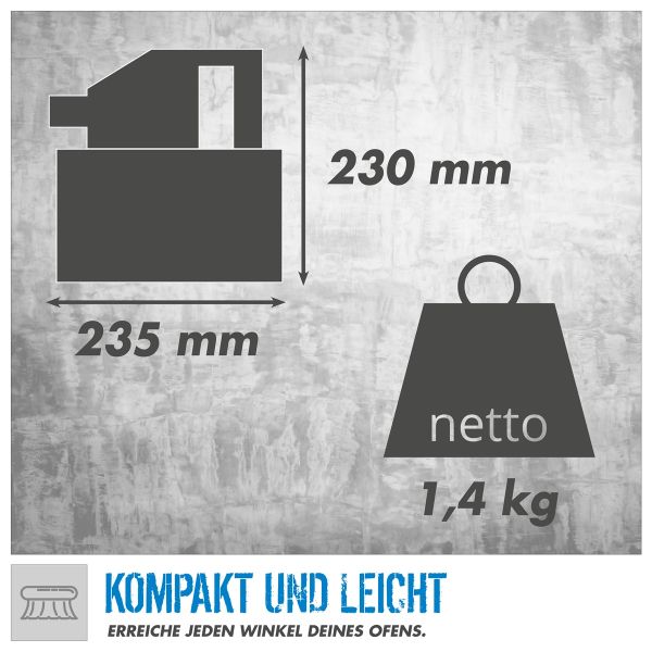 GÜDE Aschesauger Staubsauger Kaminsauger Grillsauger Ofensauger 4l GA 4-600.1 