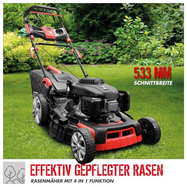 GÜDE Benzin Rasenmäher Mäher 53cm Schnittbreite Radantrieb BIG WHEELER 534.2 R 