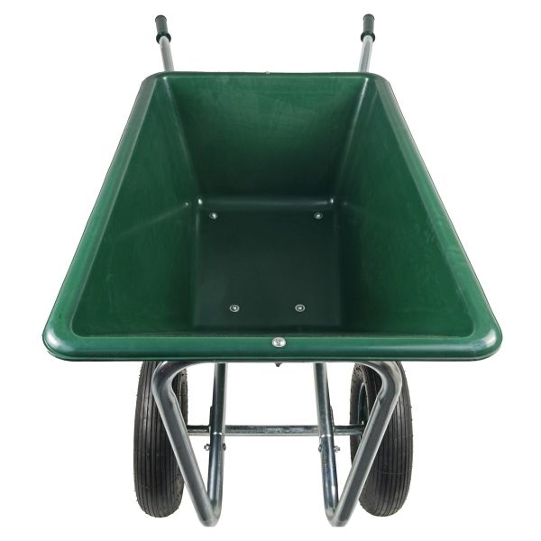 Matrix Schubkarre Stall Pferde Garten Großmuldenkarre 240l 250kg 2-Rad Luft-Rad 