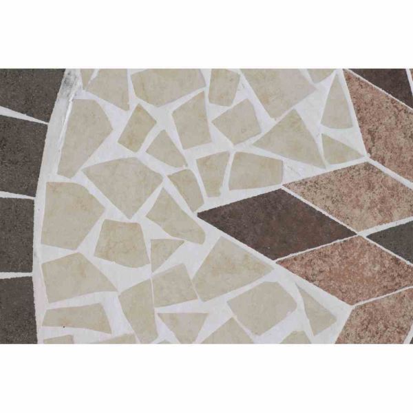 SIENA GARDEN Bistrotisch Stella Ø 70x71 cm 4-Sitzer Keramik in Mosaikoptik Tisch 