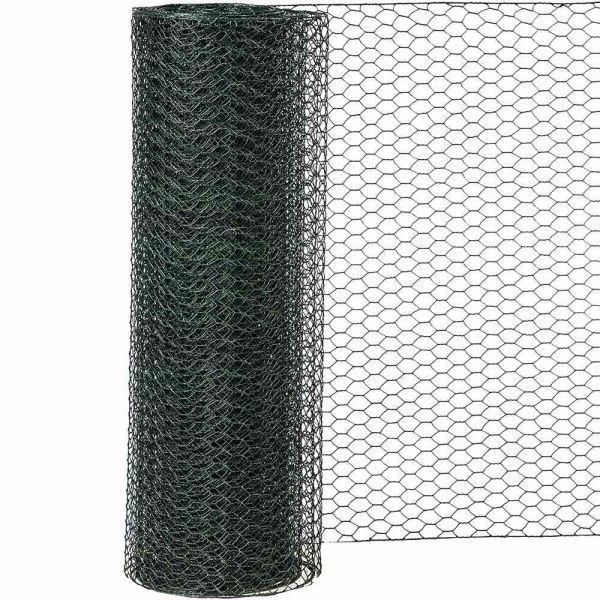 SIENA GARDEN Sechseckgeflecht PVC grün 25/750 Maschenweite 25 mm 