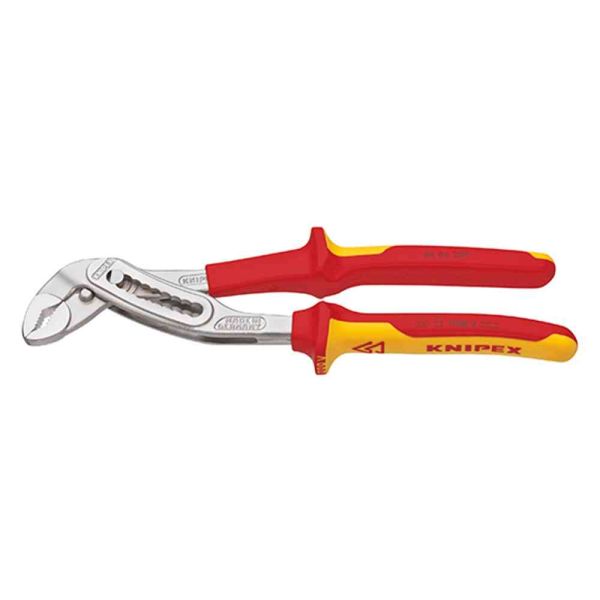 KNIPEX 0303429 Wasserpumpenzange, 250mm, Isoliert, 2-Komponenten, Rillengelenk 