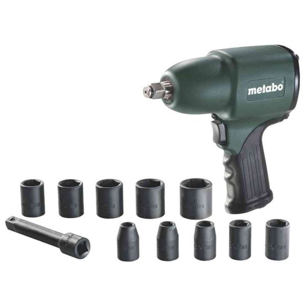 METABO Druckluft-Schlagschrauber DSSW 360 Set 6,2 bar, Löse-/Drehmoment 360 Nm  