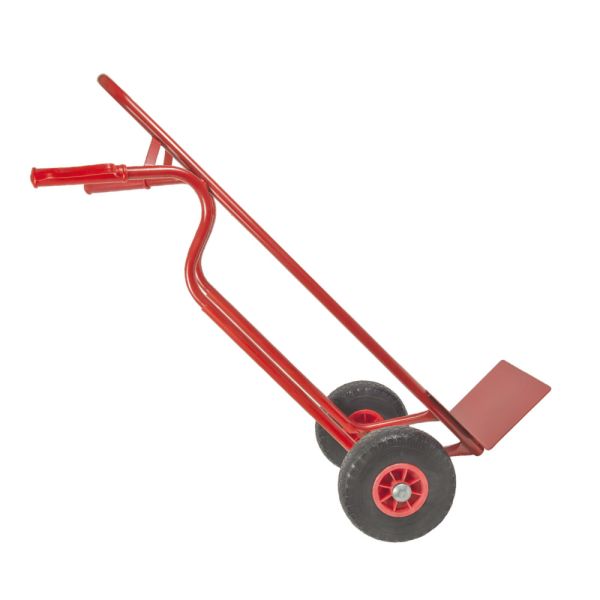 TRESTLES Sackkarre pannensicher Gleitkufe Transportkarre Profi 250kg S04 rot 