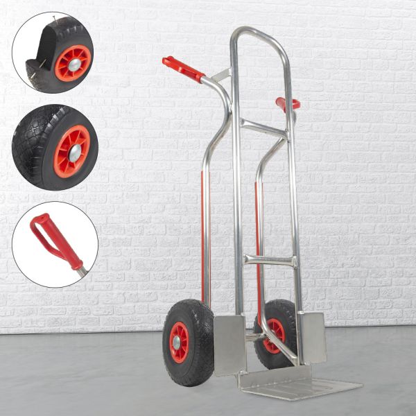 TRESTLES Sackkarre Alu Aluminium Treppenrutsche Vollgummireifen S04 Alu 150kg 