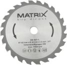 MATRIX Sägeblatt Ersatzsägeblatt 165 mm 24 Zähne für Tauchsäge TRS 1200-56 