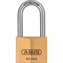 ABUS Messing Hangschloss 85/40 HB40 Lock-Tag Vorhängeschloss Bügelschloss 