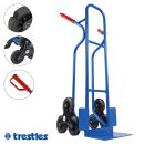 TRESTLES Profi Sackkarre Treppensteiger robuste Transportkarre 250kg S04HS blau 