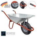 FEYERTEC Strongman 85 Profi Bauschubkarre Schubkarre 85l Liter Tiefbettmulde 