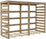 FOREST STYLE Kaminholzregal Columbus XL Brennholzregal Holzregal 174 x 82 x 238 