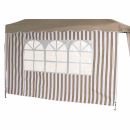 SIENA GARDEN 400301 Seitenteile zu Faltpavillon, taupe/weiß, 2er Set ***NEU*** 