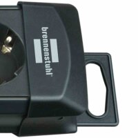 BRENNENSTUHL Premium-Line Steckdosenleiste 4-fach schwarz 1,8m H05VV-F 3G1,5