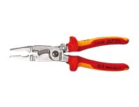 KNIPEX VDE-Installationszange mit Öffnungsfeder...