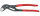 KNIPEX Cobra® Wasserpumpenzange 250 mm Rillengelenk grau atramentiert