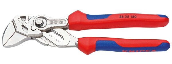KNIPEX Zangenschlüssel 180mm Vanadin-Elektrostahl geschmiedet Stufenloses Greifen