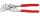 KNIPEX Zangenschlüssel 180mm verchromt Elektrostahl Kunststoff ölgehärtet