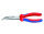 KNIPEX Flachrundzange mit Schneide 200 mm 40° gewinkelte Backen Elektrostahl