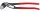 KNIPEX Wasserpumpenzange Alligator 300 mm 2-Komponenten, Rillengelenk, Rot