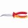 KNIPEX Flachrundzange 160mm gebogen Backen Schutzisoliert 1000V Elektrostahl