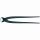 KNIPEX 0301327 Monierzange 220mm Griffe atramentiert Kopf poliert silber/schwarz