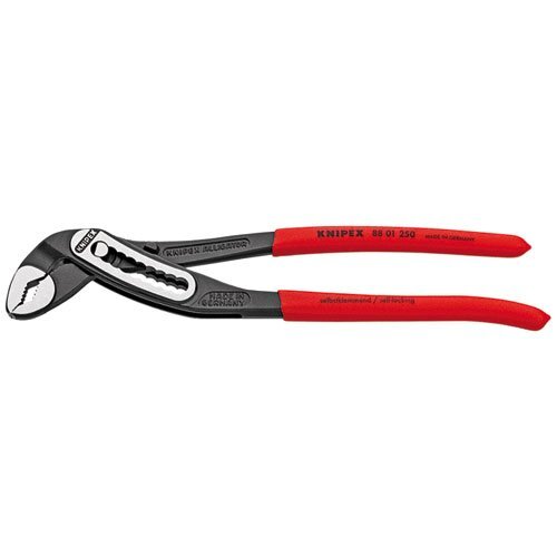 KNIPEX 0301204 Wasserpumpenzange, 250mm, 2-Komponenten, Rillengelenk