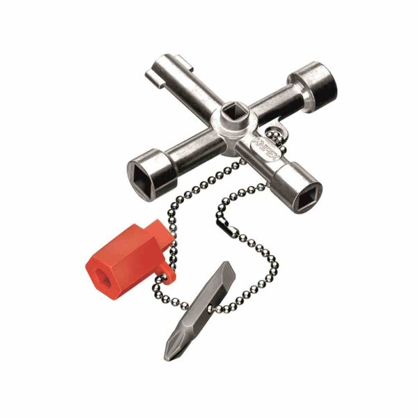 KNIPEX 0304165 Schrankschlüssel Universal-Kreuz Schaltschrankschlüssel