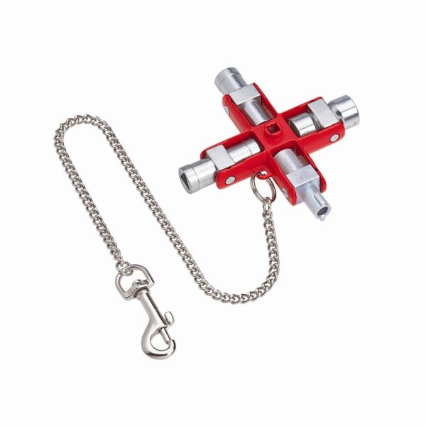 KNIPEX 0307133 Schrankschlüssel Universal-Kreuz Schaltschrankschlüssel