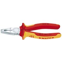 KNIPEX 0302192 Kombizange Seitenschneider 180mm Schneide...