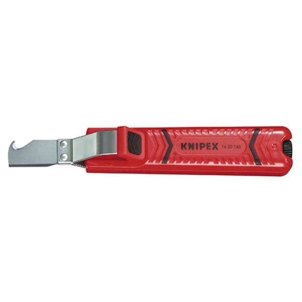 KNIPEX 0304313 Kabelmesser, ohne Klinge, Hakenform, Kunststoff