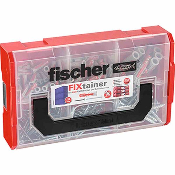FISCHER 535969 FIXtainer - DUOPOWER mit Schraube (210 Teile)