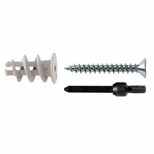 FISCHER GKS GKS Gipskartondübel Kunststoff mit Spanplattenschraube 4,5 x 35,