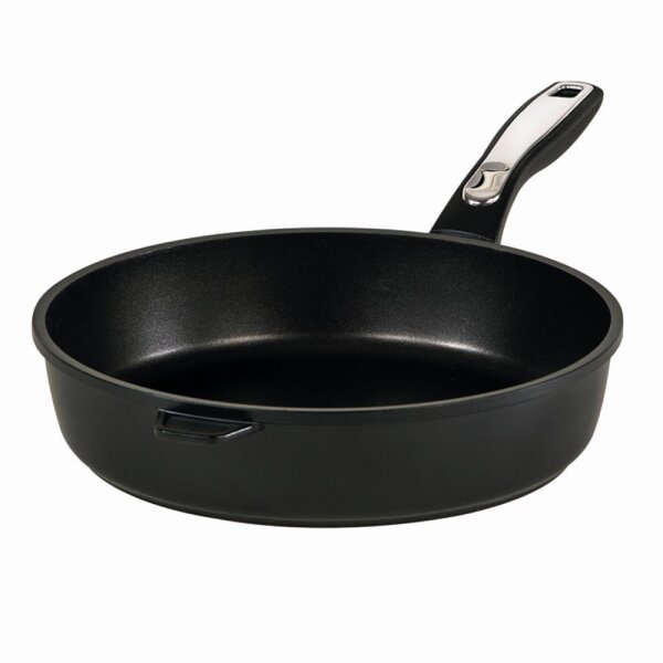 KRÜGER Bratpfanne, Grillpfanne, Pfanne, Delta, 28cm, Induktion, extra hoch