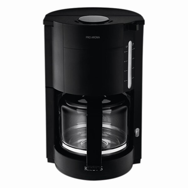 KRUPS Kaffeemaschine F30908  10Tassen, schwarz, Glaskanne, 1400ml