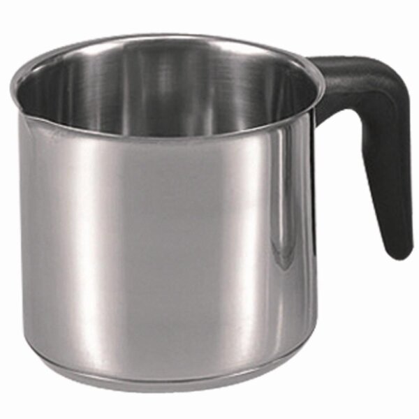 KRÜGER Milchtopf, Kochtopf, Edelstahl, ohne Deckel, 12cm, 0,8l