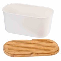 KESPER Brotbox weiß Melamin, 37 x 17,5 x 21,5 cm...