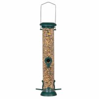 SIENA GARDEN Vogelfuttersäule Premium Line für Mischfutter Ø9x38cm Kunststoff