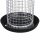 SIENA GARDEN Vogelfuttersäule Steel Line für Nüsse 20cm aus Stahl silber/schwarz