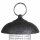 SIENA GARDEN Vogelfuttersäule Steel Line für Nüsse 20cm aus Stahl silber/schwarz