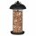 SIENA GARDEN Vogelfuttersäule Steel Line für Nüsse 20cm aus Stahl silber/schwarz