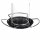 SIENA GARDEN Vogelfuttersäule Steel Line für Mischfutter 20cm Stahl in schwarz