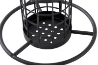 SIENA GARDEN Futtersäule Matt Black für...
