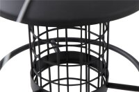 SIENA GARDEN Futtersäule Matt Black für Meisenknödel, 28,5x19