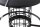SIENA GARDEN Futtersäule Matt Black für Meisenknödel, 28,5x19