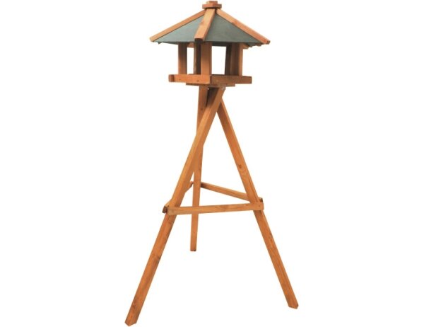 SIENA GARDEN Vogelhaus Pepe m. Ständer Kiefer FSC 100%, Ø49x38