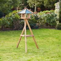 SIENA GARDEN Vogelhaus Pepe m. Ständer Kiefer FSC 100%, Ø49x38