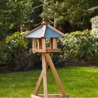 SIENA GARDEN Vogelhaus Pepe m. Ständer Kiefer FSC 100%, Ø49x38