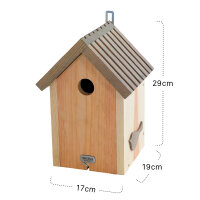 SIENA GARDEN Nistkasten Waldgezwitsche Kiefer FSC 100%, 17x19x29